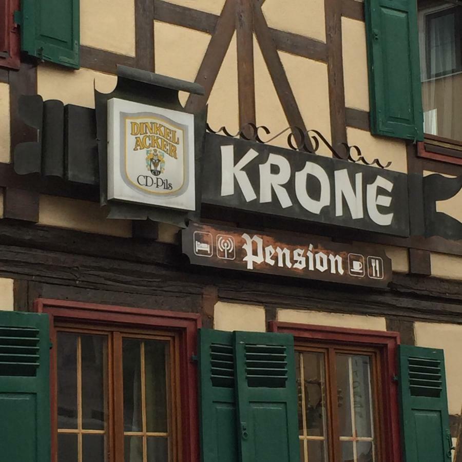 Pension Krone Sternenfels Luaran gambar